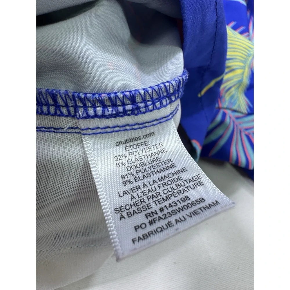 Chubbies Swim Trunks Shorts Men's Small 6.5